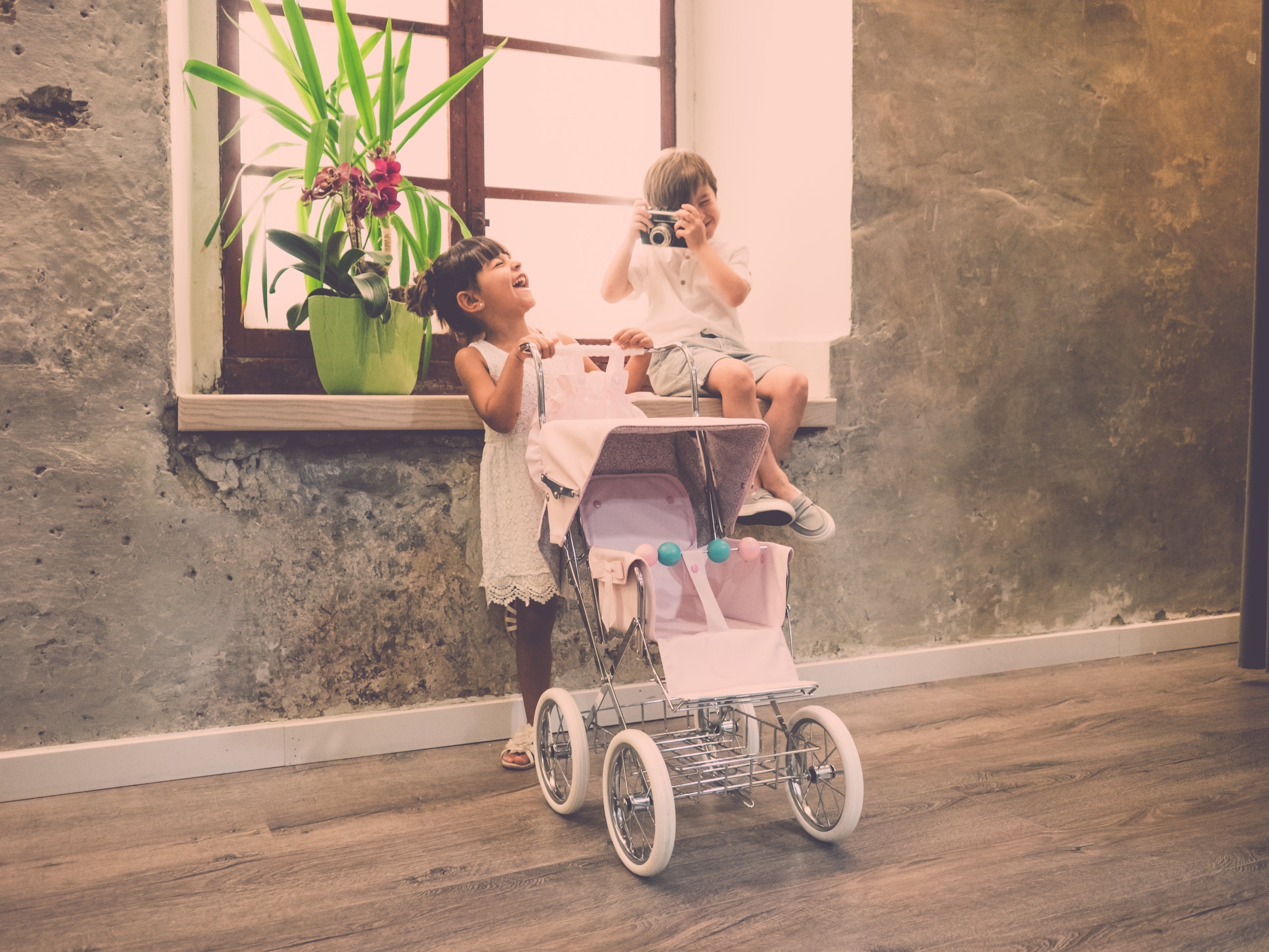 Silla de muñecas Big Sweet Rosa + Bolso